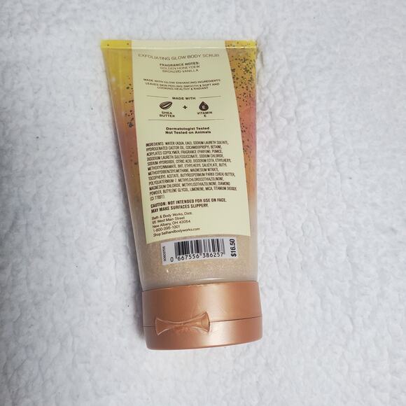 Bath & Body Works Summer Melody Exfoliating Glow Body Scrub Lot NWT (8 oz x 3) - Picture 6 of 7